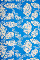 Peraluna Blue Sardin Beach Towel Jacquard Cotton Beach Towel - Ekru/Mavi