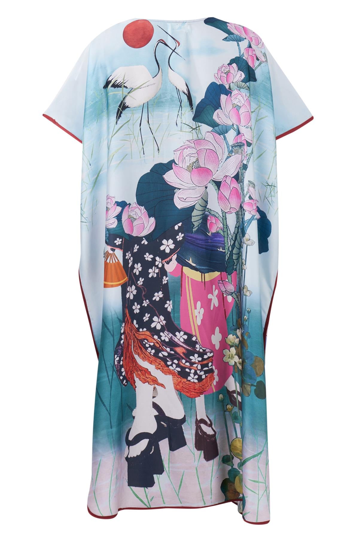 Peraluna-Magic Moments Long Dress Anne Kız Baskılı 130 Cm Uzun Saten Kolsuz Elbise-Elbise-9-milagron.live