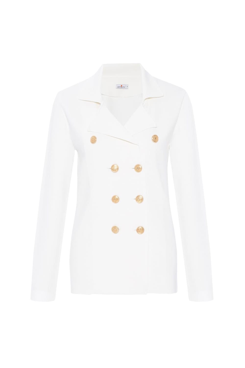 Peraluna-Styleboom X Katherine Blazer Çelik Örgü Klasik Kesim Düğmeli Blazer Kadın Triko Ceket -Ceket-18-milagron.live