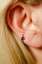 Pia Yuli-Blue Dinazor Piercing-Küpe-4-milagron.live