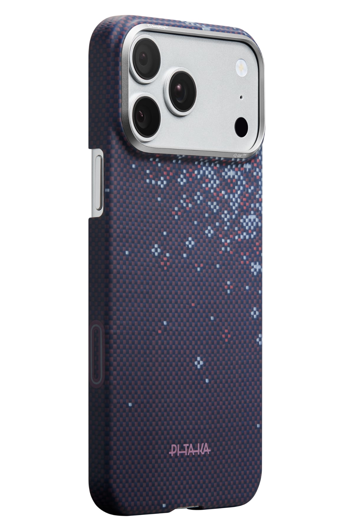 Sakura Hours Iphone 17 Pro Magsafe Uyumlu Aramid Fiber Kılıf Twilight Violet