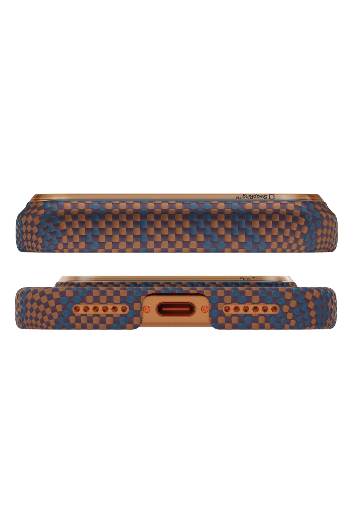 Breath Of Veins Iphone 17 Pro Aramid Fiber Karbon Magsafe Kılıf Burning Orange