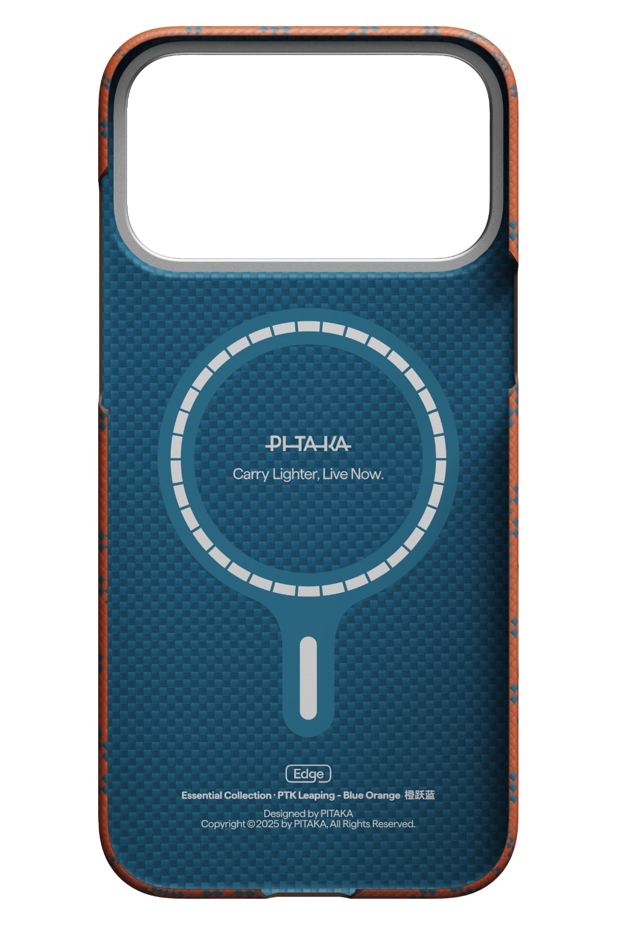 Ptk Leaping Magsafe Uyumlu Iphone 17 Pro Max Kılıf Blue Orange