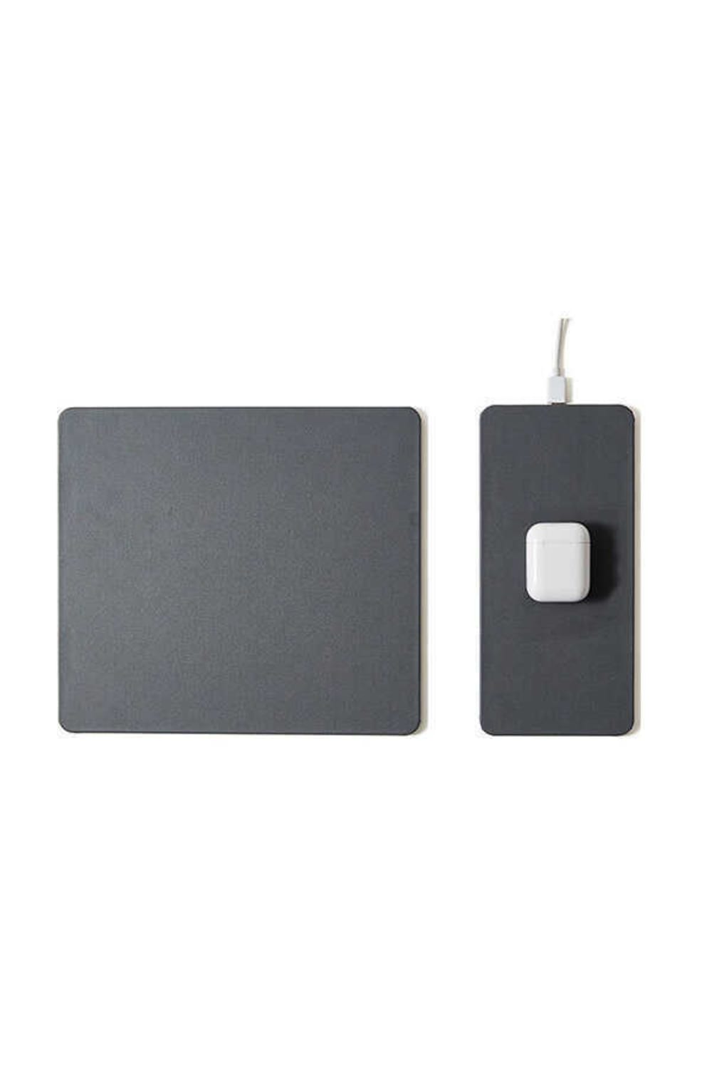 Pout-3 Split Dusty Gray Wireless Şarjlı Mouse Pad-Mouse Pad-1-milagron.live