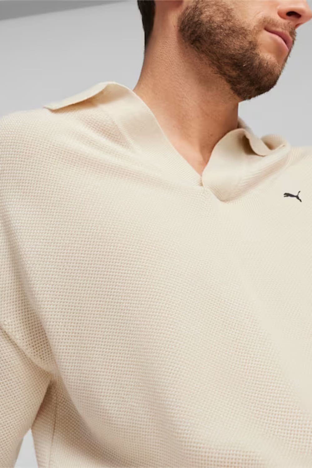 Puma-Basketball Nostalgia Knitted Polo-Alpine Snow-Sweatshirts & Hoodies-2-milagron.live