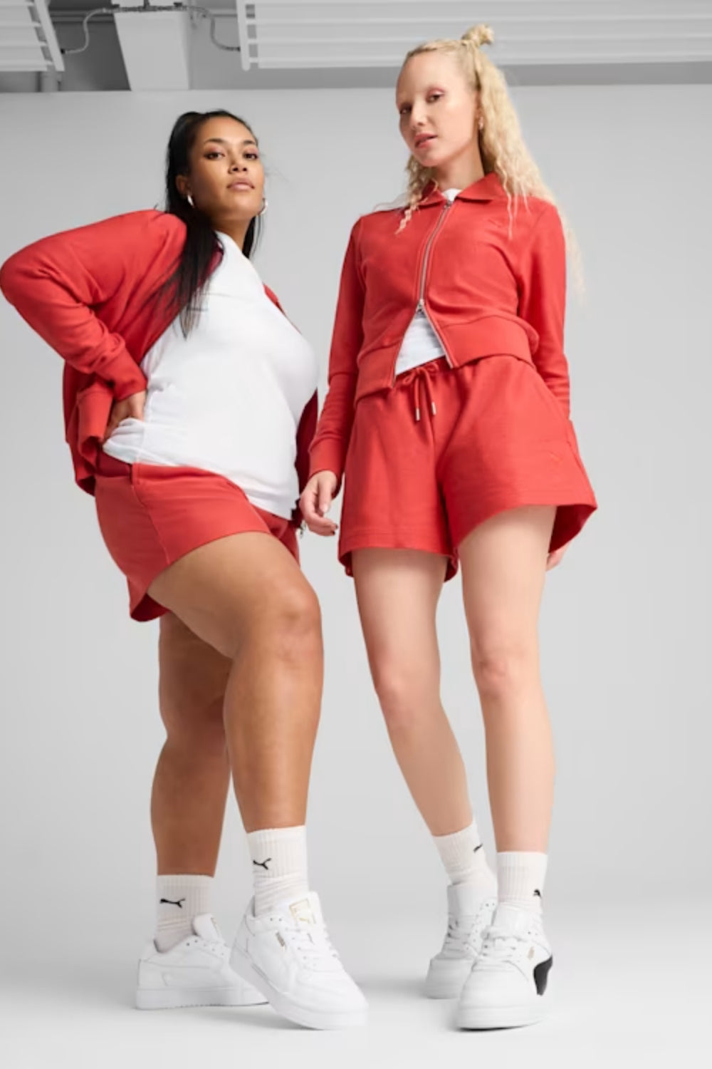 Puma-PREMIUM ESS A-Line Shorts 4 Jacquard Red-Şort-1-milagron.live