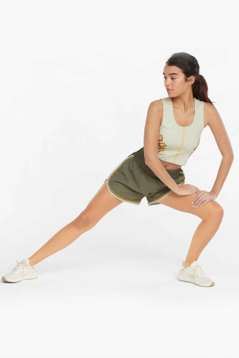 Puma-PUMA X FRIDA KAHLO SHORT Dark Green Moss-Şort-5-milagron.live