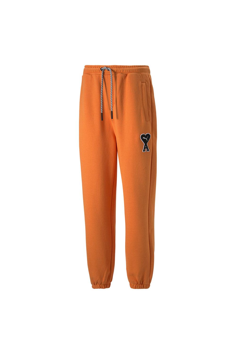 Puma-PUMA x AMI Sweatpants Jaffa Orange-Eşofman-1-milagron.live