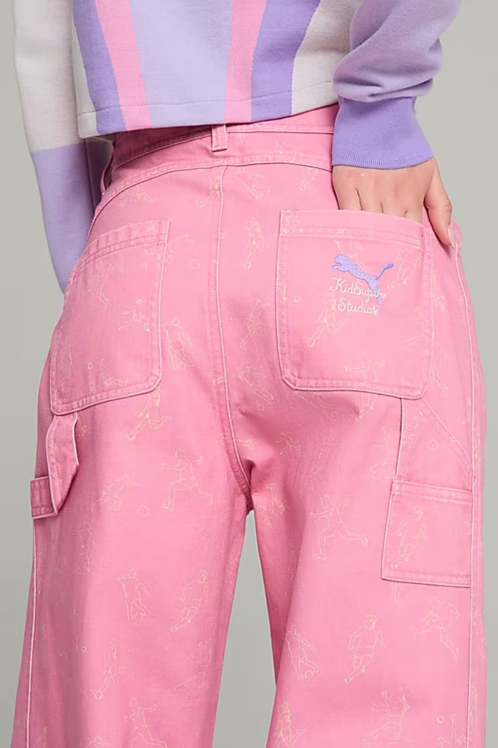 Puma-PUMA x KIDSUPER Pants Mauved Out-Kot Pantolon-5-milagron.live