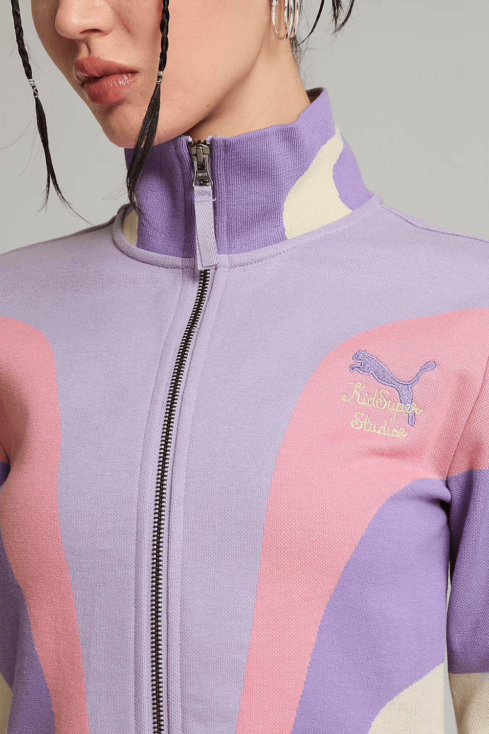 Puma-PUMA x KIDSUPER Top Vivid Violet-Ceket-3-milagron.live