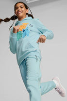 Puma-PUMA x POKEMON Hoodie TR Kids Light Aqua-Sweatshirts & Hoodies-3-milagron.live