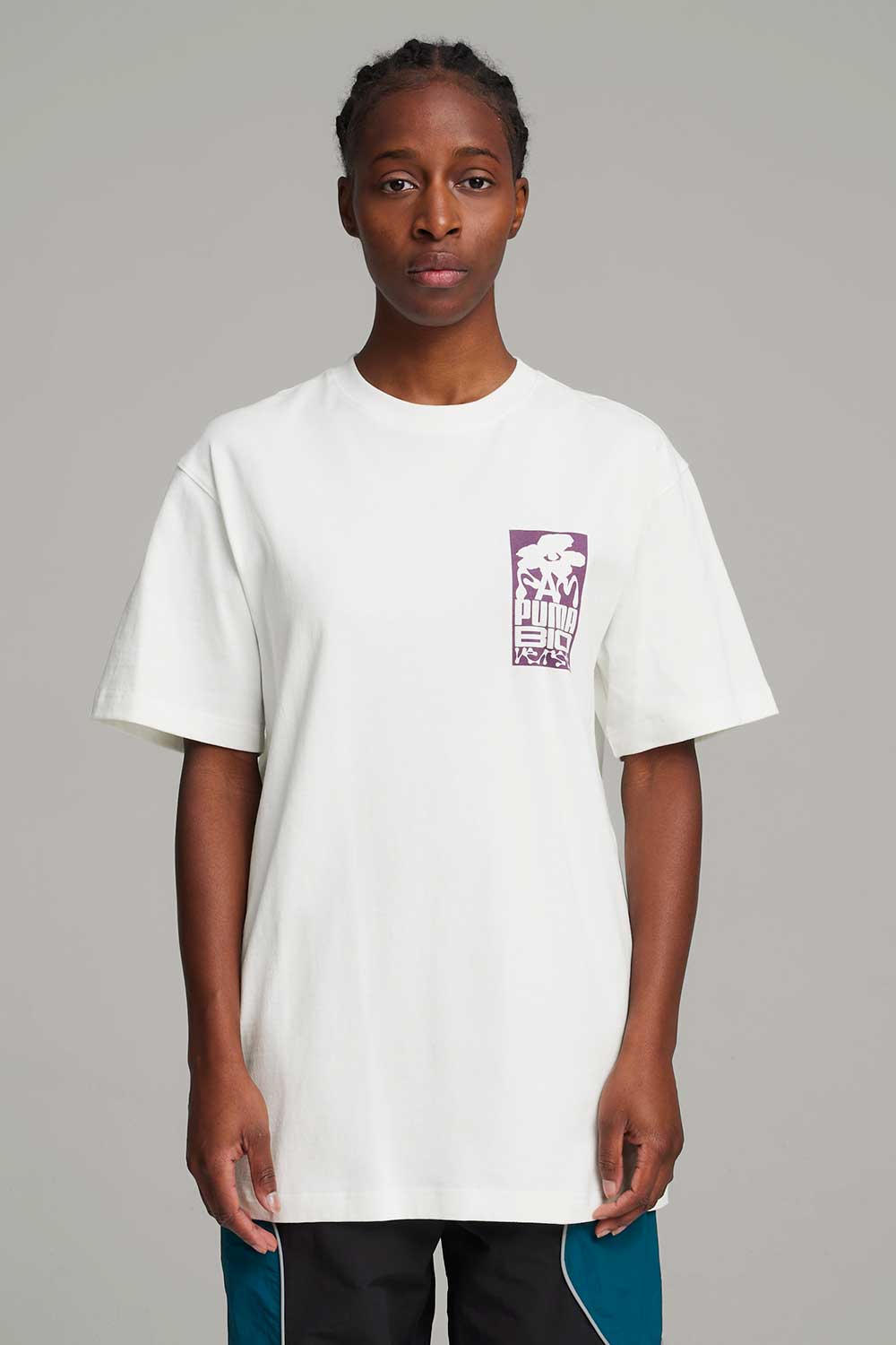 Puma-PUMA x P.A.M. Graphic Tee Puma White-T-Shirts-1-milagron.live