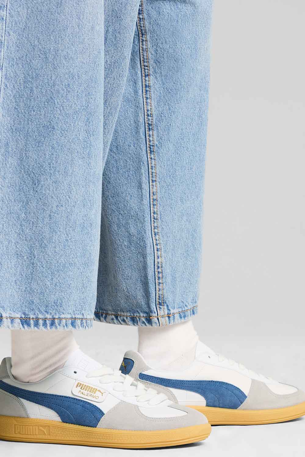 Puma-Palermo Lth PUMA White Blue Horizon Gum-Sneakers-7-milagron.live