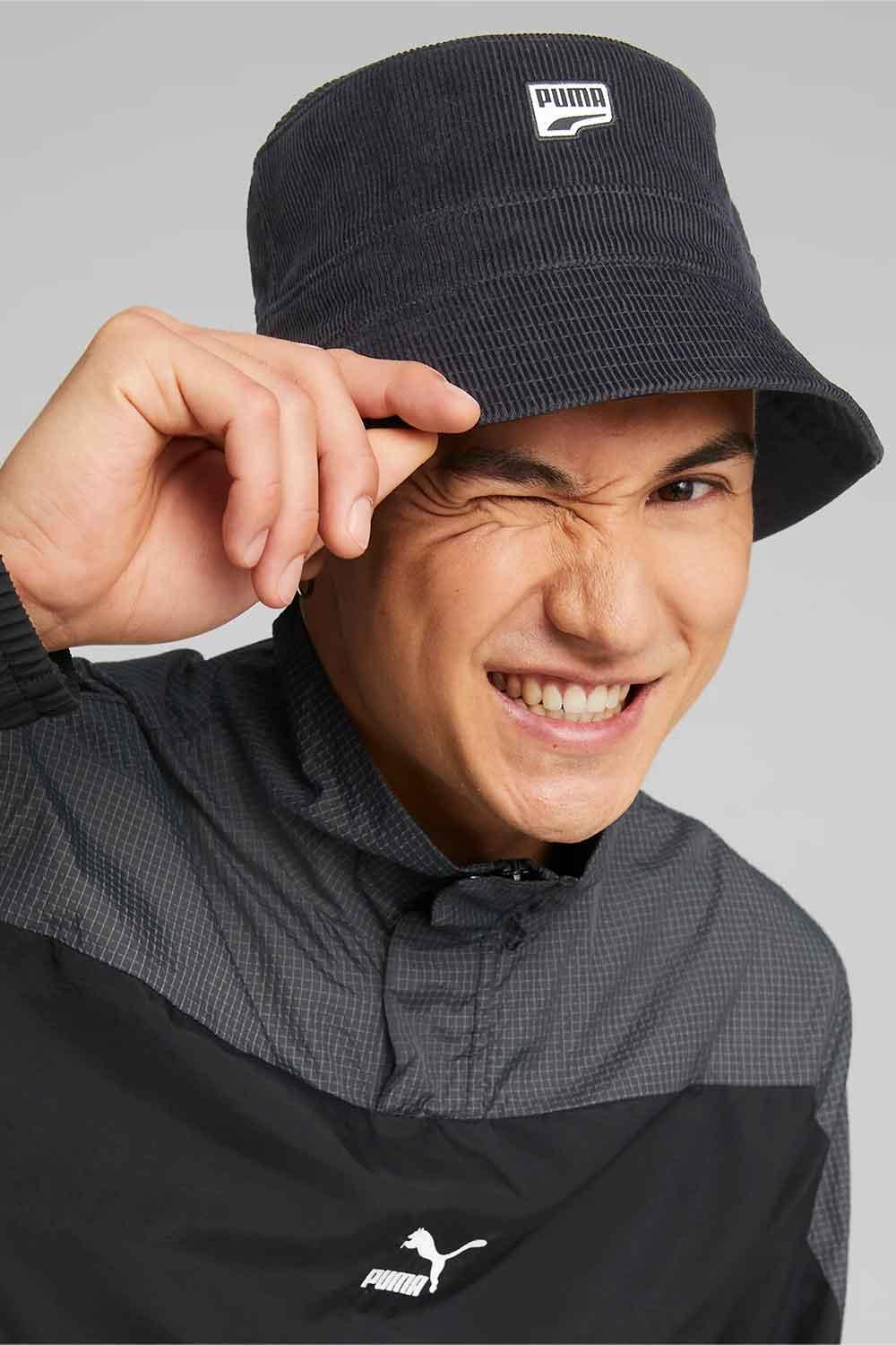 Puma-Prime DT Bucket Hat Puma Black-DT Logo-Bucket Hat-2-milagron.live
