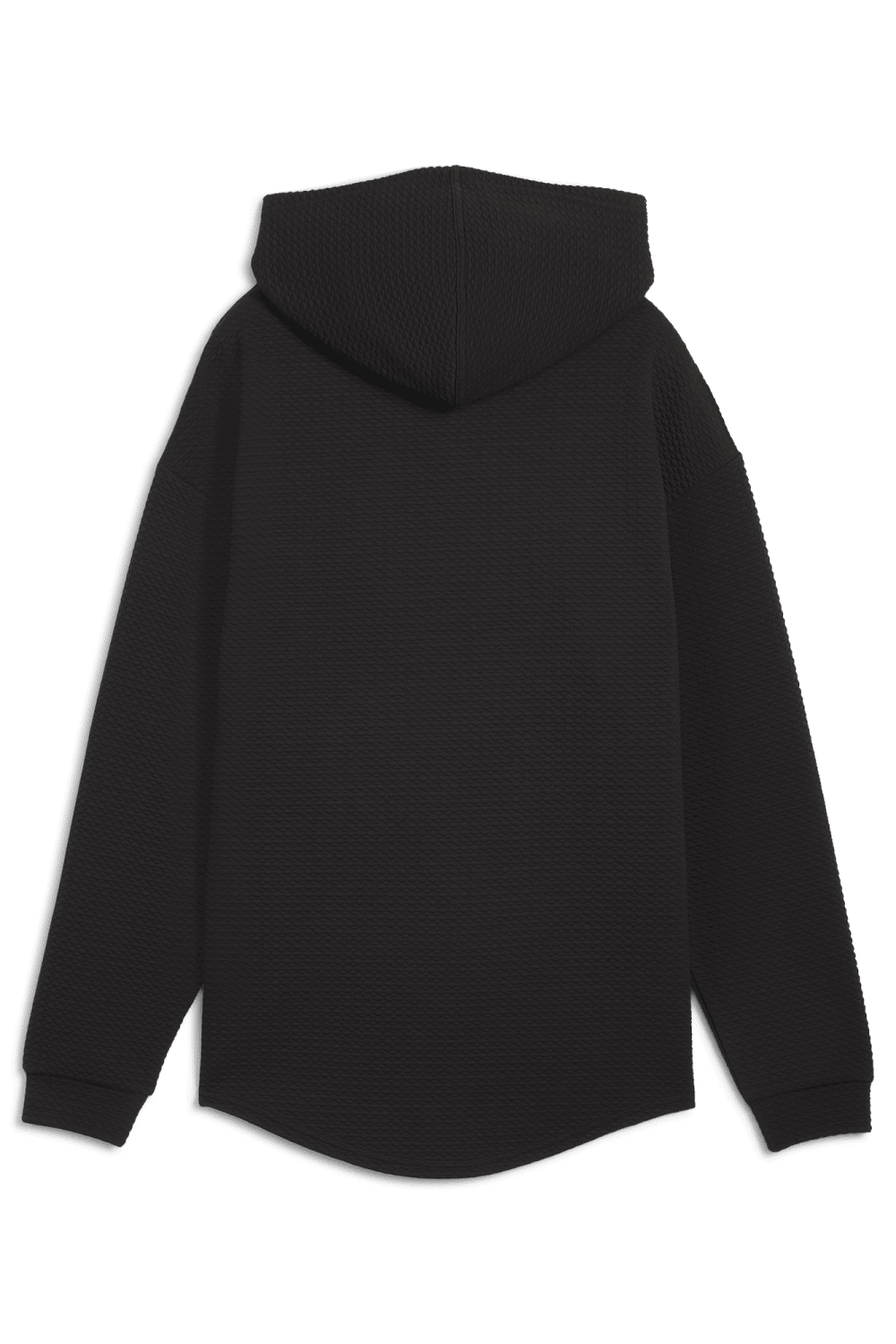 Puma-Q4 Studio Textured Hoody Puma Black-Sweatshirts & Hoodies-6-milagron.live