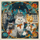 Pure Paris-La Ville Des Chats İpek Fular-Şal & Fular-1-milagron.live