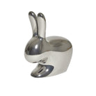 Rabbit Metalik Gümüş Tabure