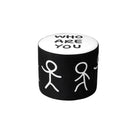 Who Are You Beyaz Puf 50Cm