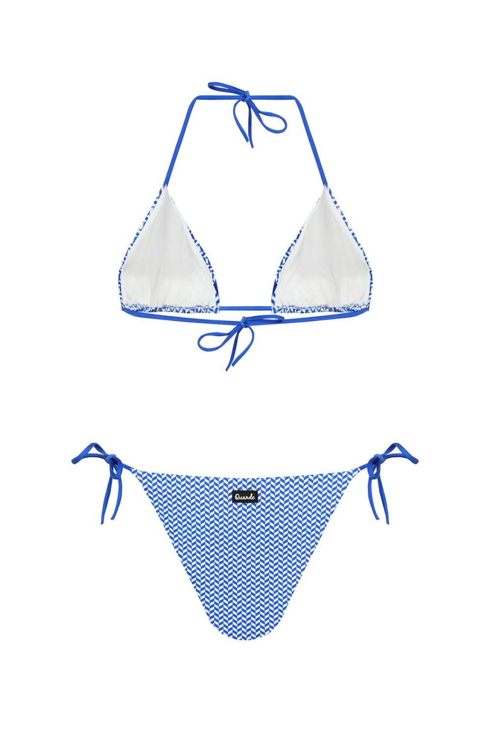 Quande-Aquatri Üçgen Bikini / Üst / Qn-137-1-Bikini & Mayo-4-milagron.live
