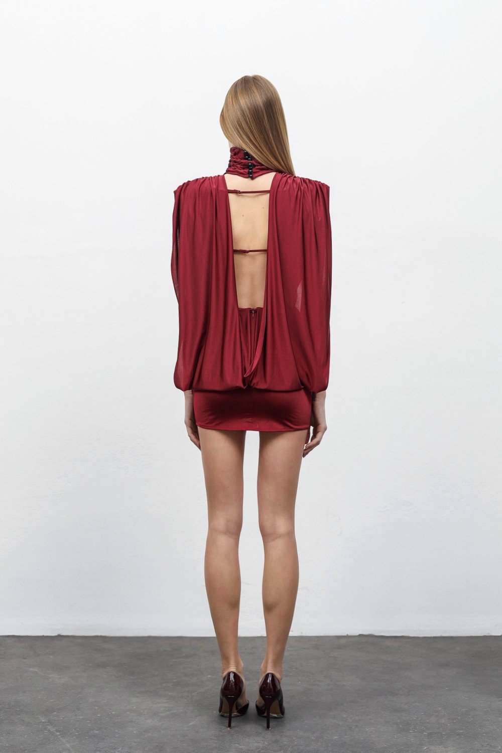RAN-Cherry Rose Dress-Elbise-3-milagron.live
