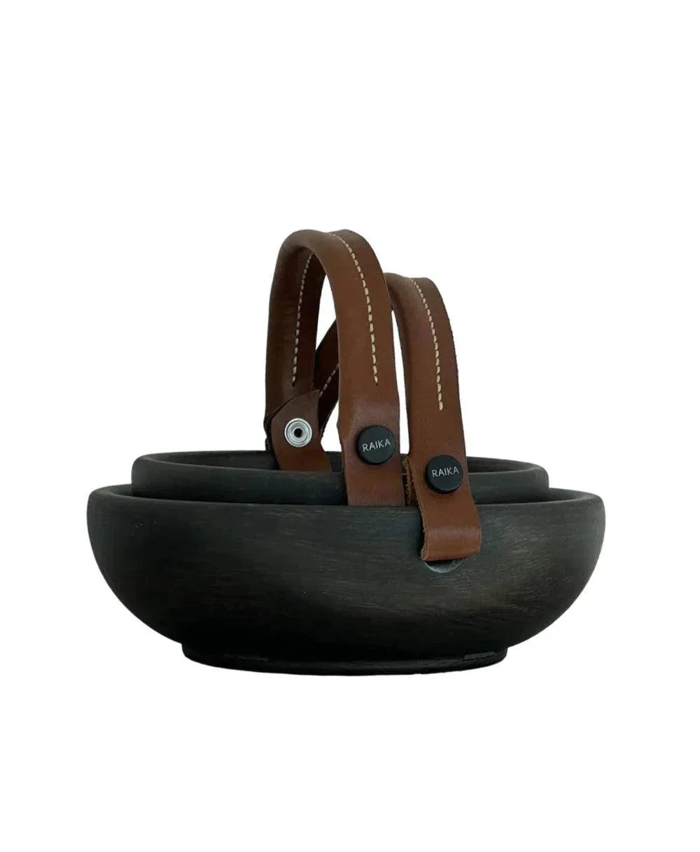 Raika Studio-Pia Black-tan Bowl-Tabak & Kase-2-milagron.live