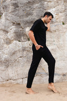 Ramme-Tony Siyah Erkek Pantolon-Pantolon-2-milagron.live