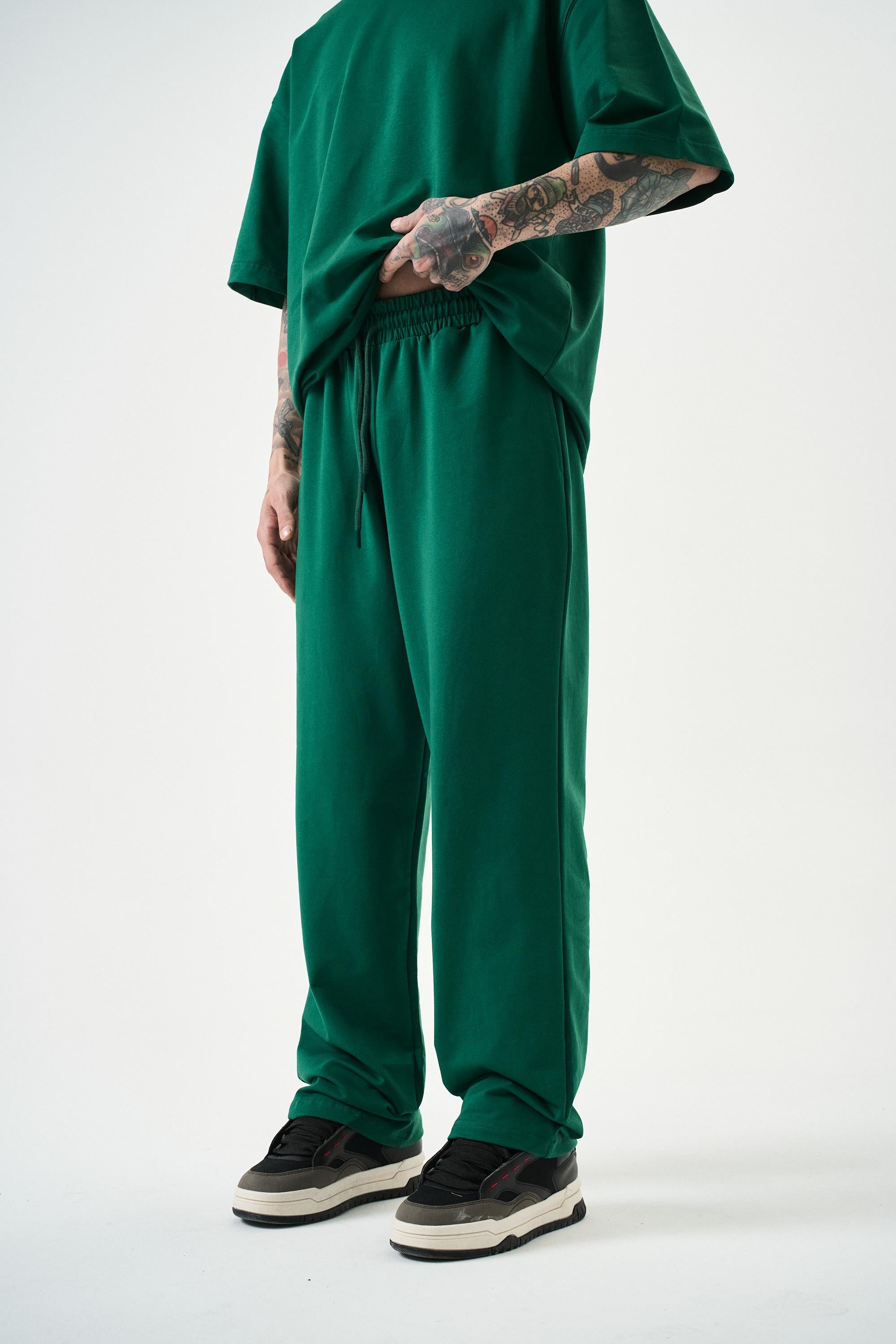 Erkek Basic Baggy Eşofman Altı Nefti