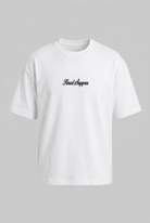 Erkek Final Supper Nakışlı Oversize T-Shirt Ekru