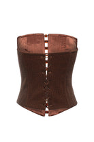 Roccie-Angless Crochet Stretch Mesh Strapless Corset-9-milagron.live