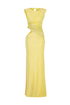 Roccie-Sydney Asymmetric Cutout Maxi Dress-Elbise-1-milagron.live