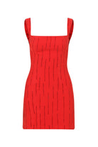 Roccie-Viola Crystal Embellished Mini Dress-Elbise-1-milagron.live