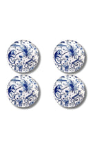 Rooms Design Studio-Bleu Blanc Collection Bardak Altlığı 4'lü Set-Bardak Altlığı-3-milagron.live