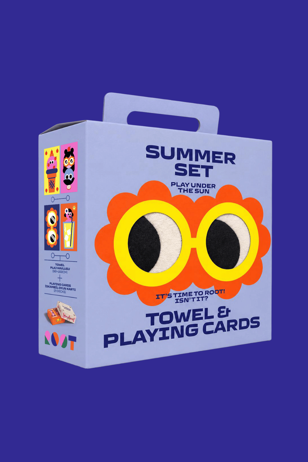 Summer Set | Daisy Plaj Havlusu Ve Oyun Kartları Seti - 0