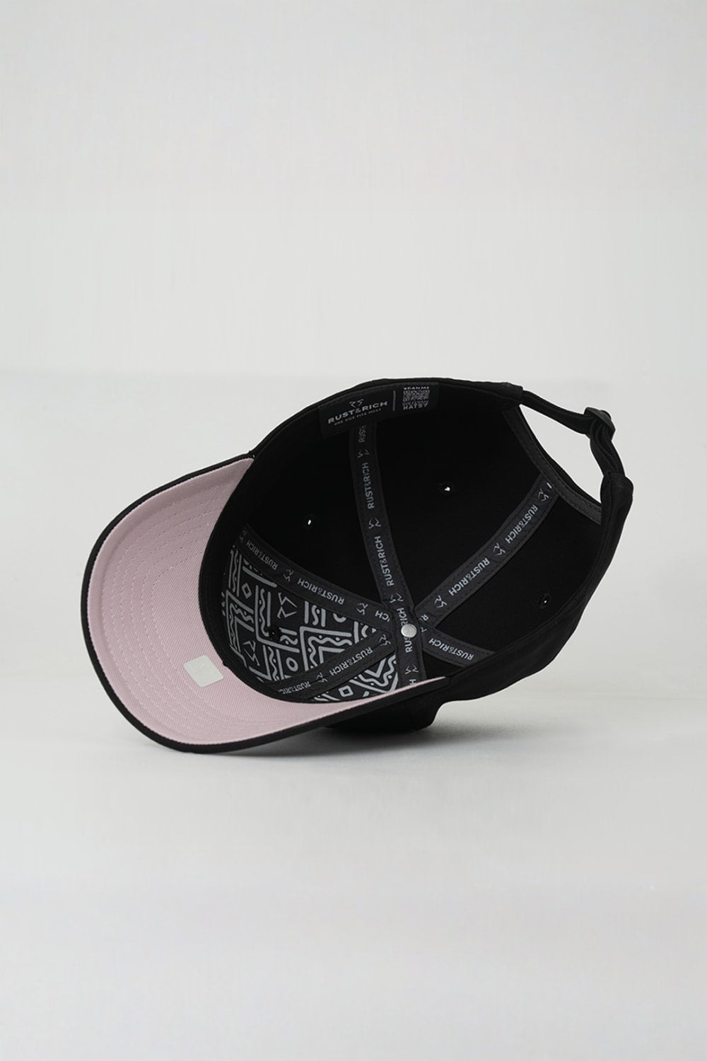 RustandRich-Baseball Şapka Timeless Collection Basic Siyah Unisex-Şapka-5-milagron.live