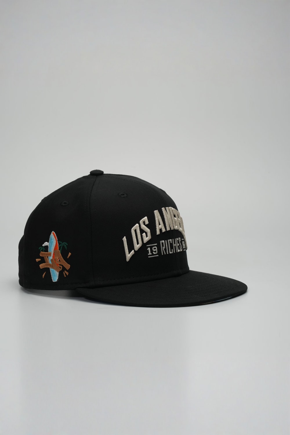 RustandRich-Hiphop Şapka City's Collection Los Angeles Siyah Unisex-Şapka-3-milagron.live