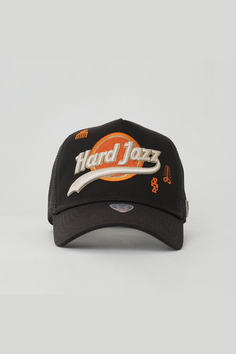 RustandRich-Trucker Şapka Hard Collection Hard Jazz Kahverengi Unisex-Şapka-2-milagron.live