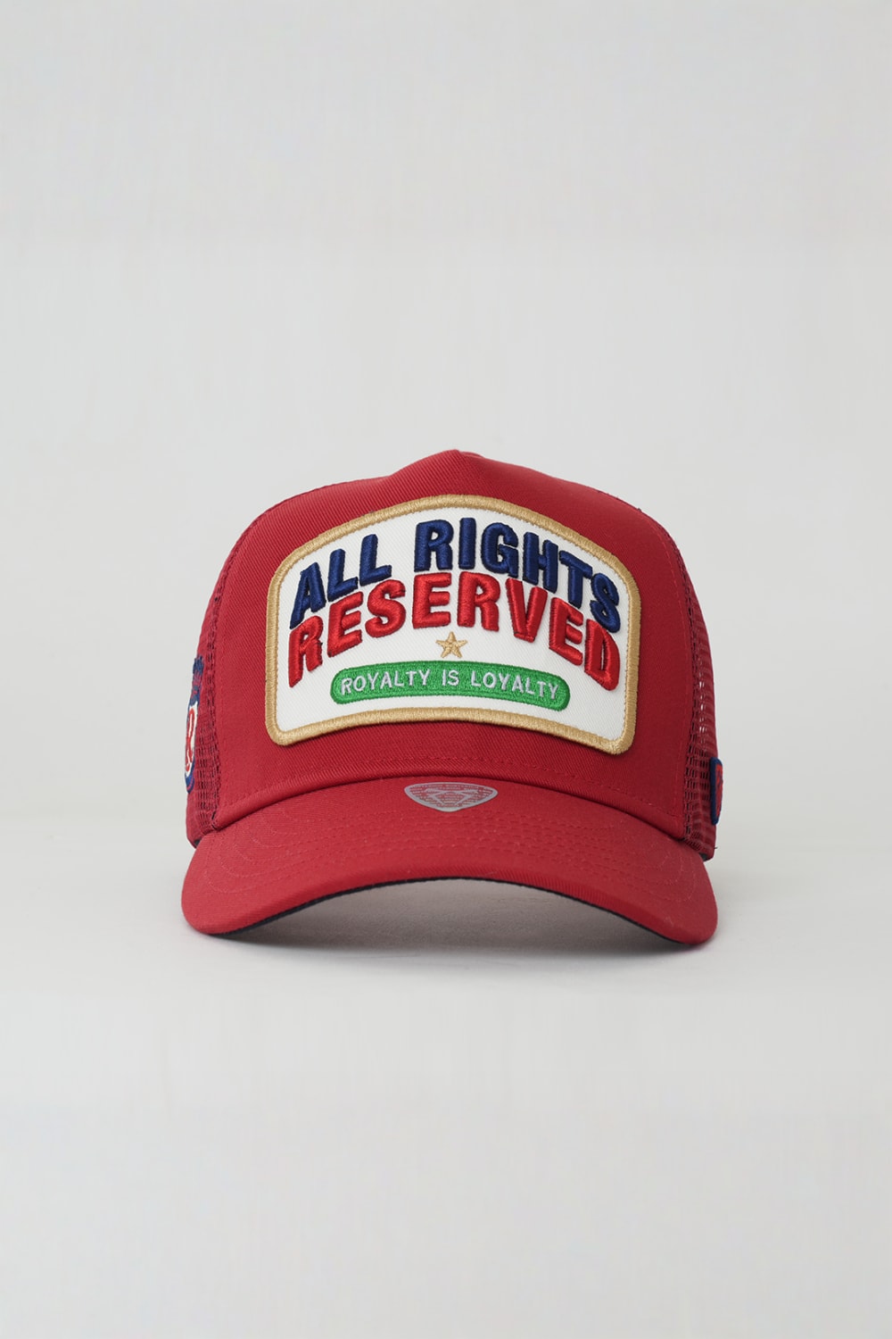RustandRich-Trucker Şapka Urban Collection All Right Reserved Kırmızı Unisex-Şapka-2-milagron.live
