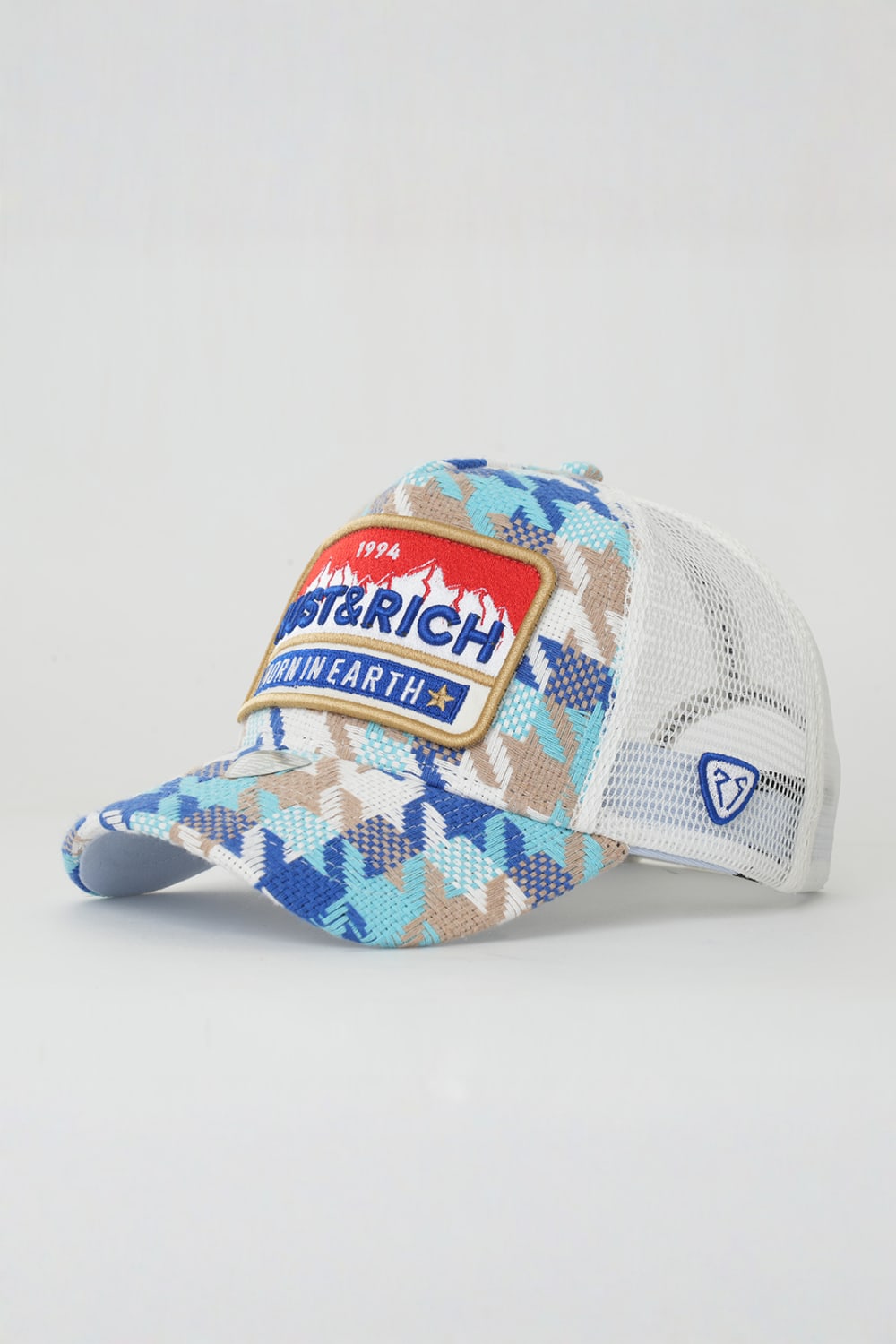 RustandRich-Trucker Şapka Urban Collection Born In Earth Mavi Unisex-Şapka-1-milagron.live