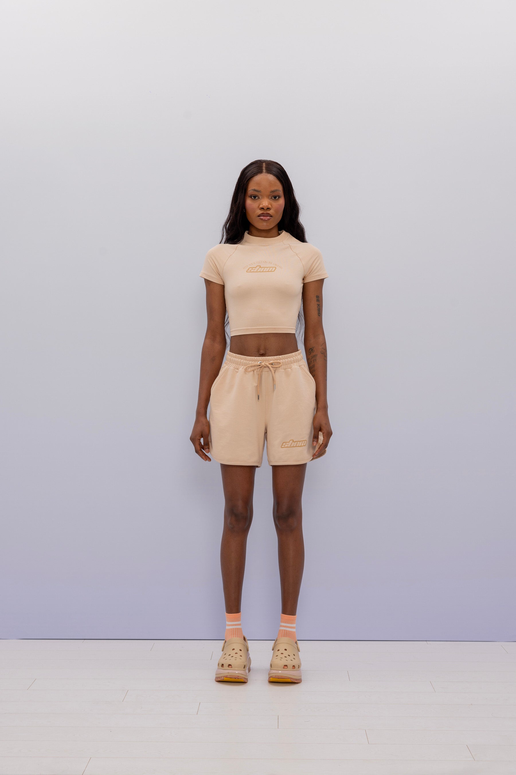 SBNM-'' Calm Mind'' Contrast Short-Şort-1-milagron.live