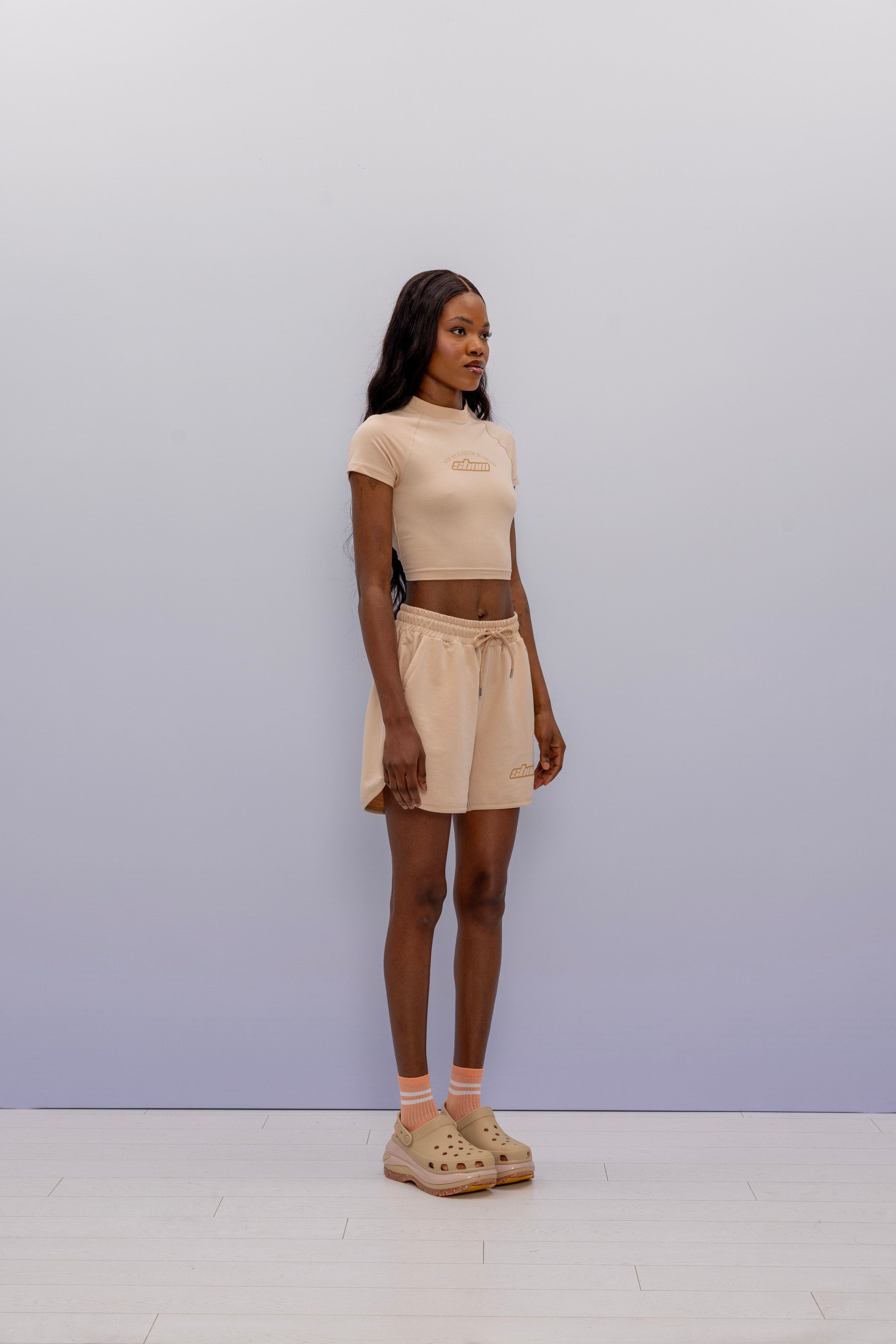 SBNM-'' Calm Mind'' Contrast Short-Şort-4-milagron.live