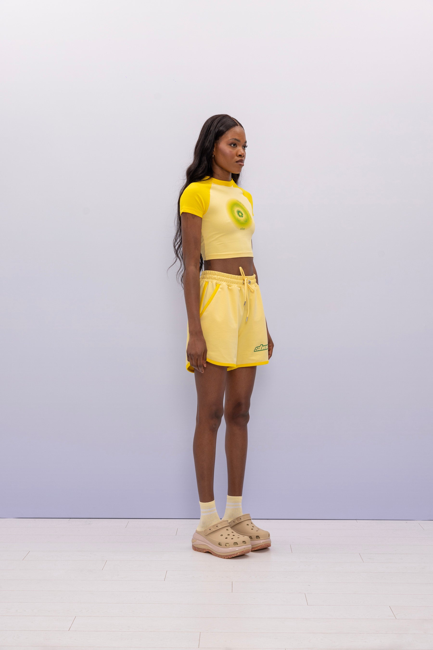 SBNM-''I Love'' Contrast Shorts-Şort-4-milagron.live
