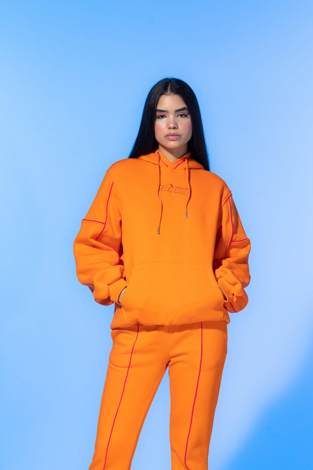 SBNM-Vivid Flame Orange Sweatshirt-Sweatshirts & Hoodies-1-milagron.live