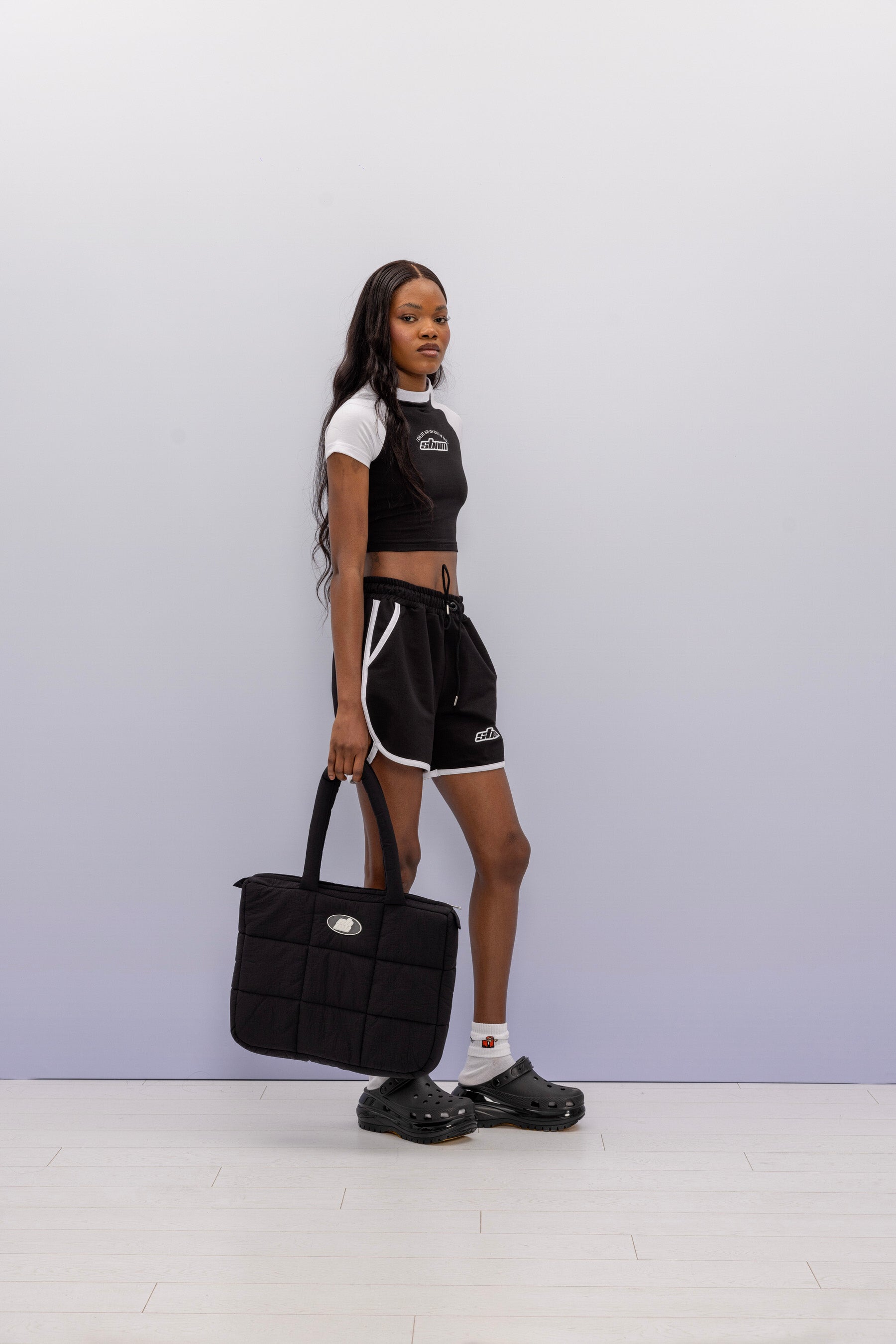 SBNM-''Ying Yang' Contrast Short-Şort-6-milagron.live