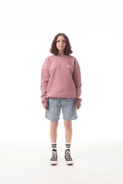 Sacré-Solid Purple Stone Sweatshirt-Sweatshirts & Hoodies-1-milagron.live