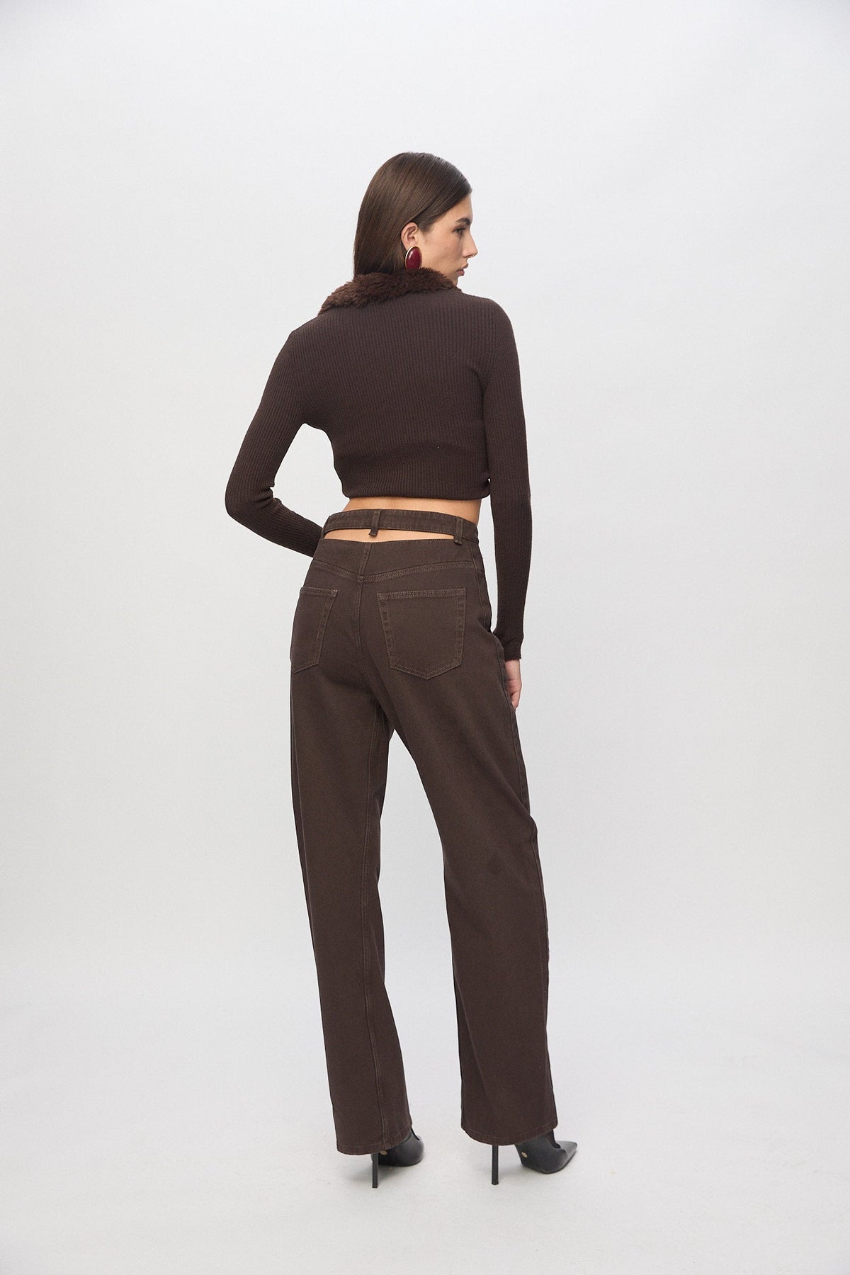 Angelina Top In Brown
