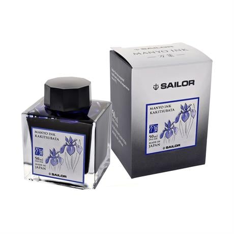 Sailor-Manyo Ink Colours Dolma Kalem Mürekkebi Kakitsubata 50 Ml-Şişe Mürekkep-2-milagron.live
