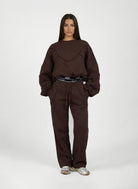 Sbnm-Brown Contour Sweatpants-1-milagron.live