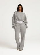 Sbnm-Grey Contour Sweatpants-Sweatpants-1-milagron.live