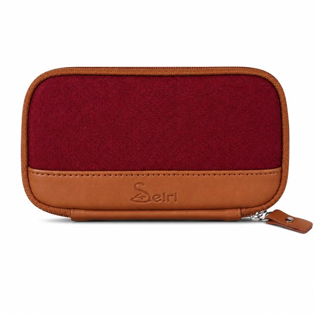 Seiri Kalem Çantası Burgundy