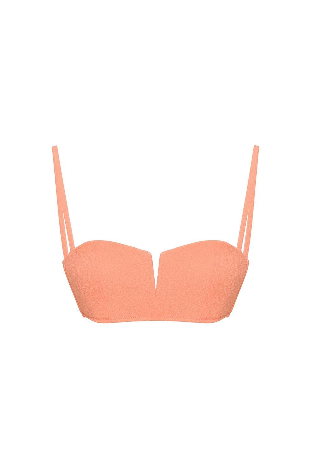 Sellie-Eros Bikini Üstü Apricot-Bikini & Mayo-1-milagron.live